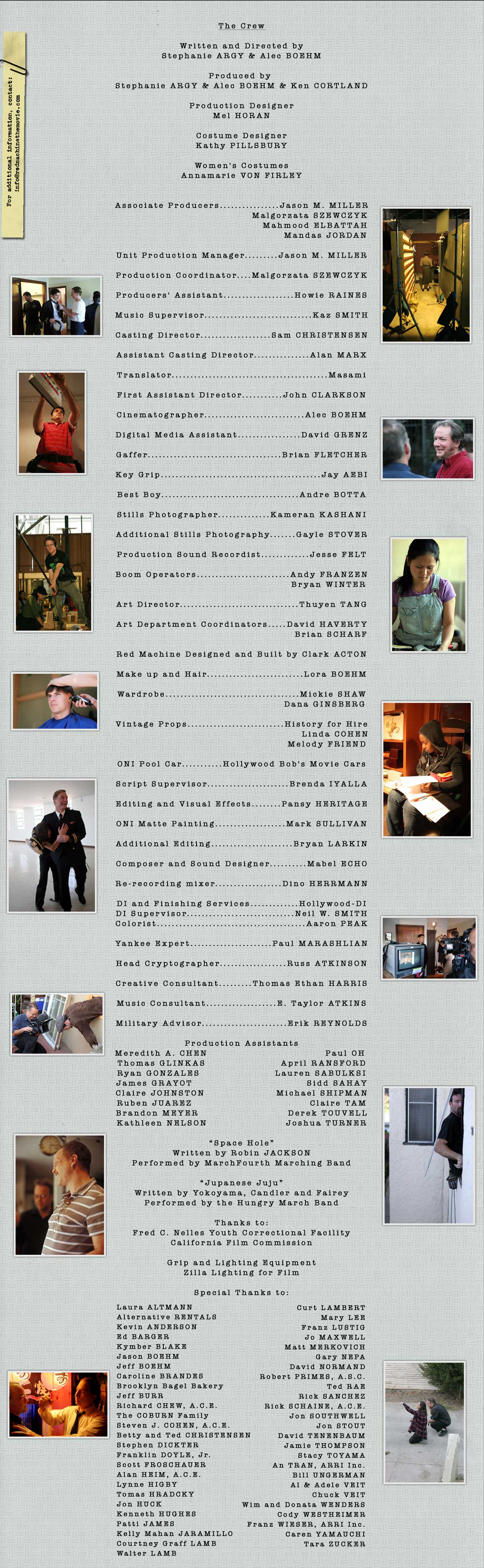 Red Machine Crew List